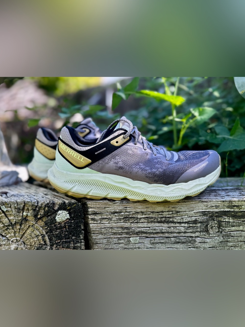 Merrell Women’s Antora 4 Waterproof Trail Running Shoe - Nirvana/Sprig Sz 9